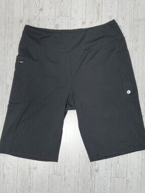 Baleaf Black Bermuda High-Rise Shorts with Side Pockets Women's Size XL NWOT